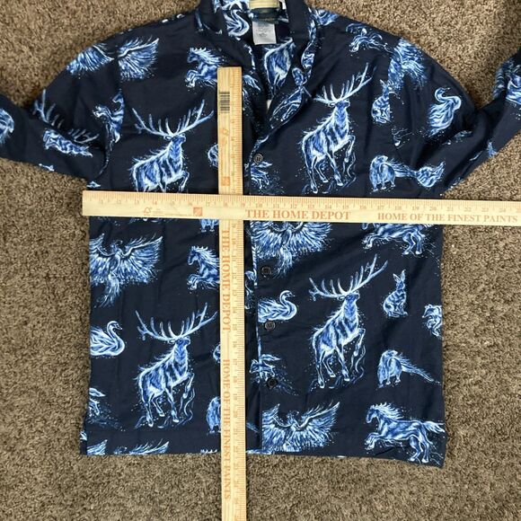 Pottery Barn Teen glow in the dark PATRONUS unisex Blue Pajama Set - Picture 4 of 13